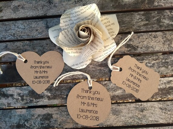 Wedding Favour Tags Thank You Tags Thank You For Sharing Our Etsy
