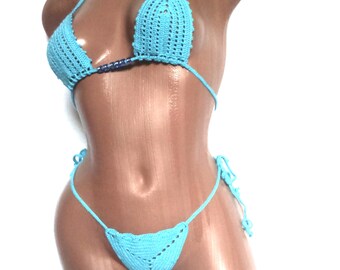 Bikini string au crochet. 