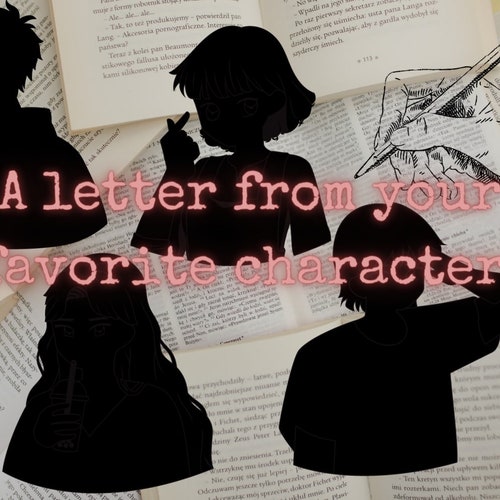Personalized Letter From Any Character anime Fictional - Etsy