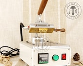workonleather WT-90XT hot foil logo letter stamping embossing bronzing branding heat press machine leather paper wood diy leathercraft gift