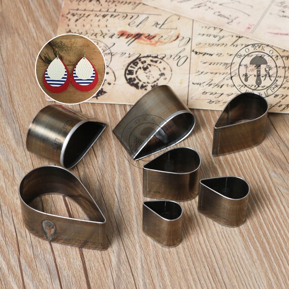 teardrop leather punch