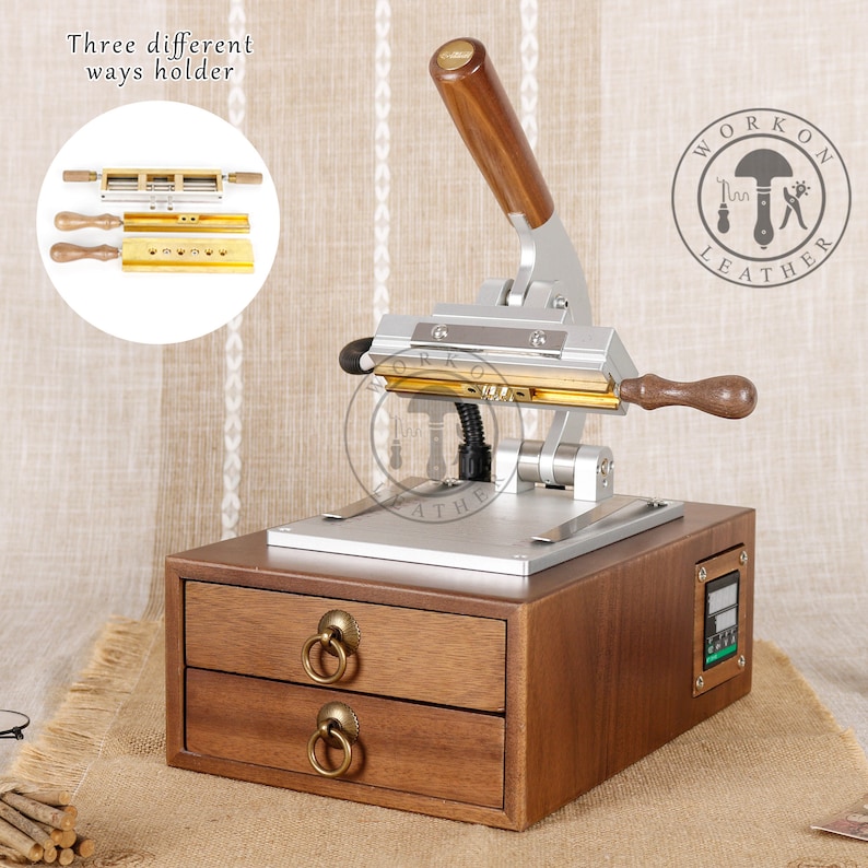WorkOnLeather WT90XT Manual Hot Foil Stamping Machine/Leather Etsy