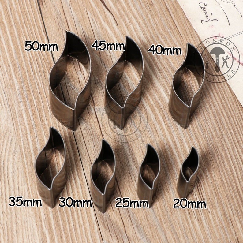 WorkOnLeather Leaf Leather Cutting Die Clicker Die Steel Rule Etsy