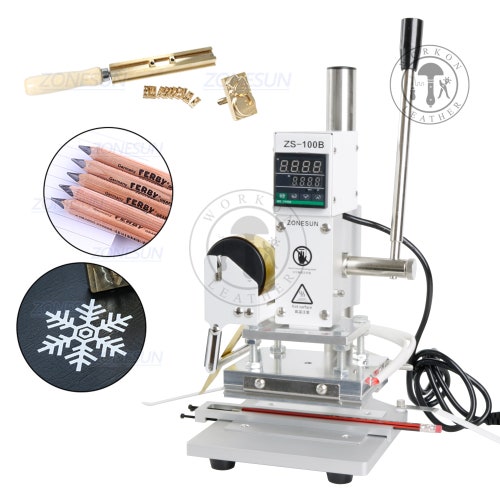 Hot Foil Stamping and Embossing Machine for Leather Paper Etsy