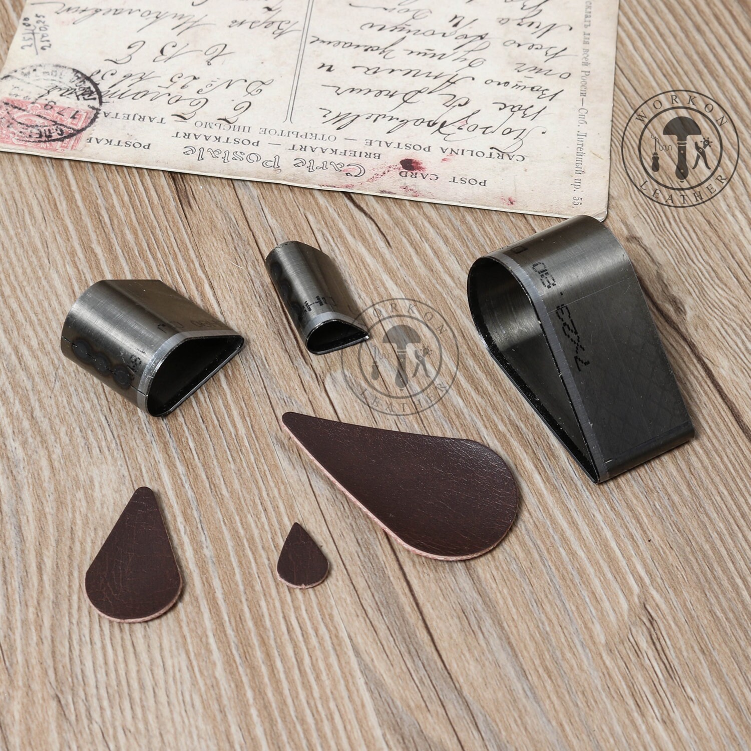 WorkOnLeather Teardrop Leather Cutting Die Clicker Die Steel Etsy