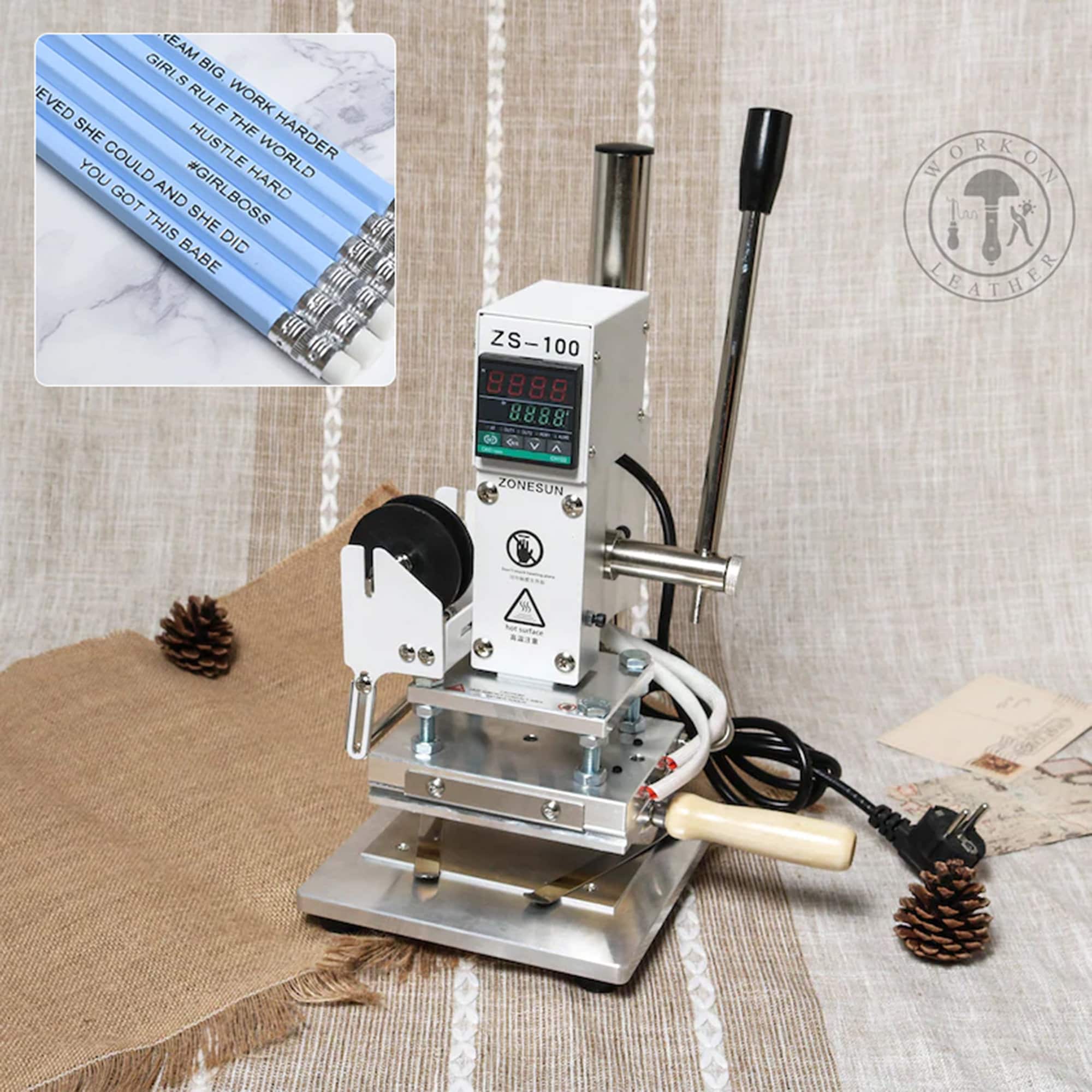 Leather Embossing Machine for sale Only 3 left at 70