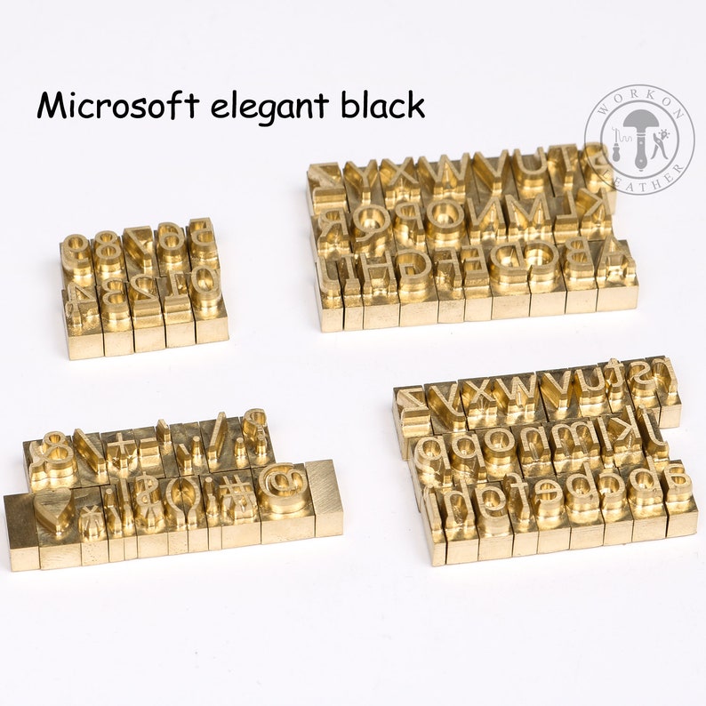 FREE SHIPPING Brass letters engraving mold hot foil stamp Etsy