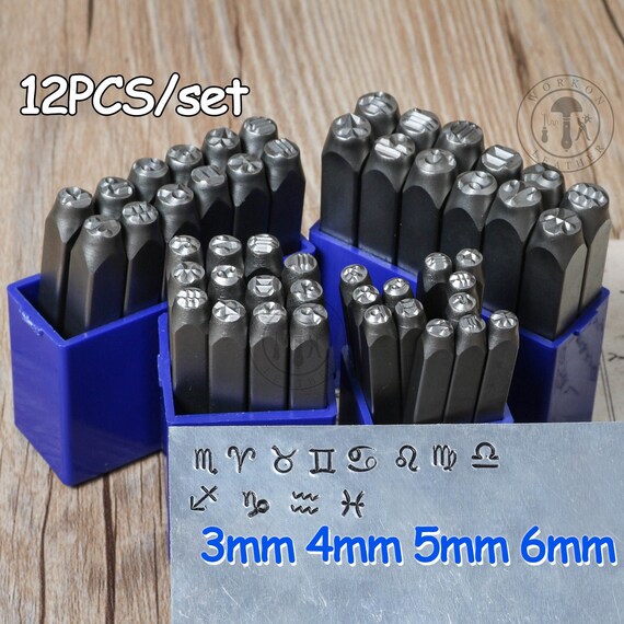 3mm Upper Case Jewelry Stamping Tools Metal Stamp Set/punch Set With  Letters, Numbers, Punctuation/symbols Combination Stamp Custom Font 