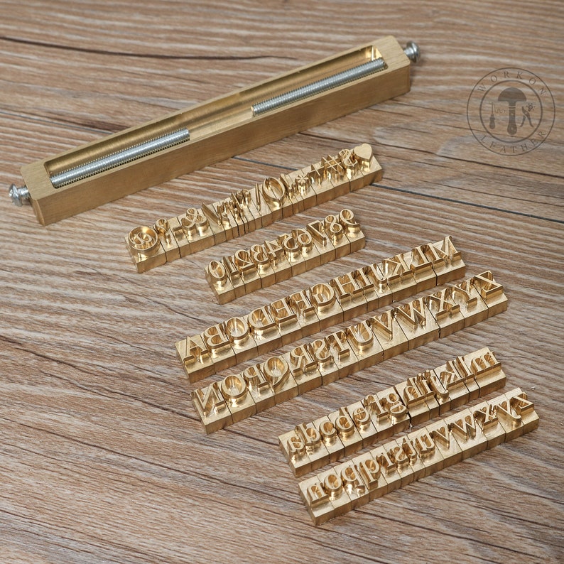 FREE SHIPPING Brass letters engraving mold hot foil stamp Etsy