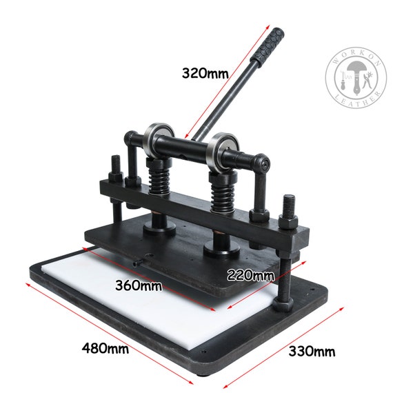 double wheel manual leather die punching