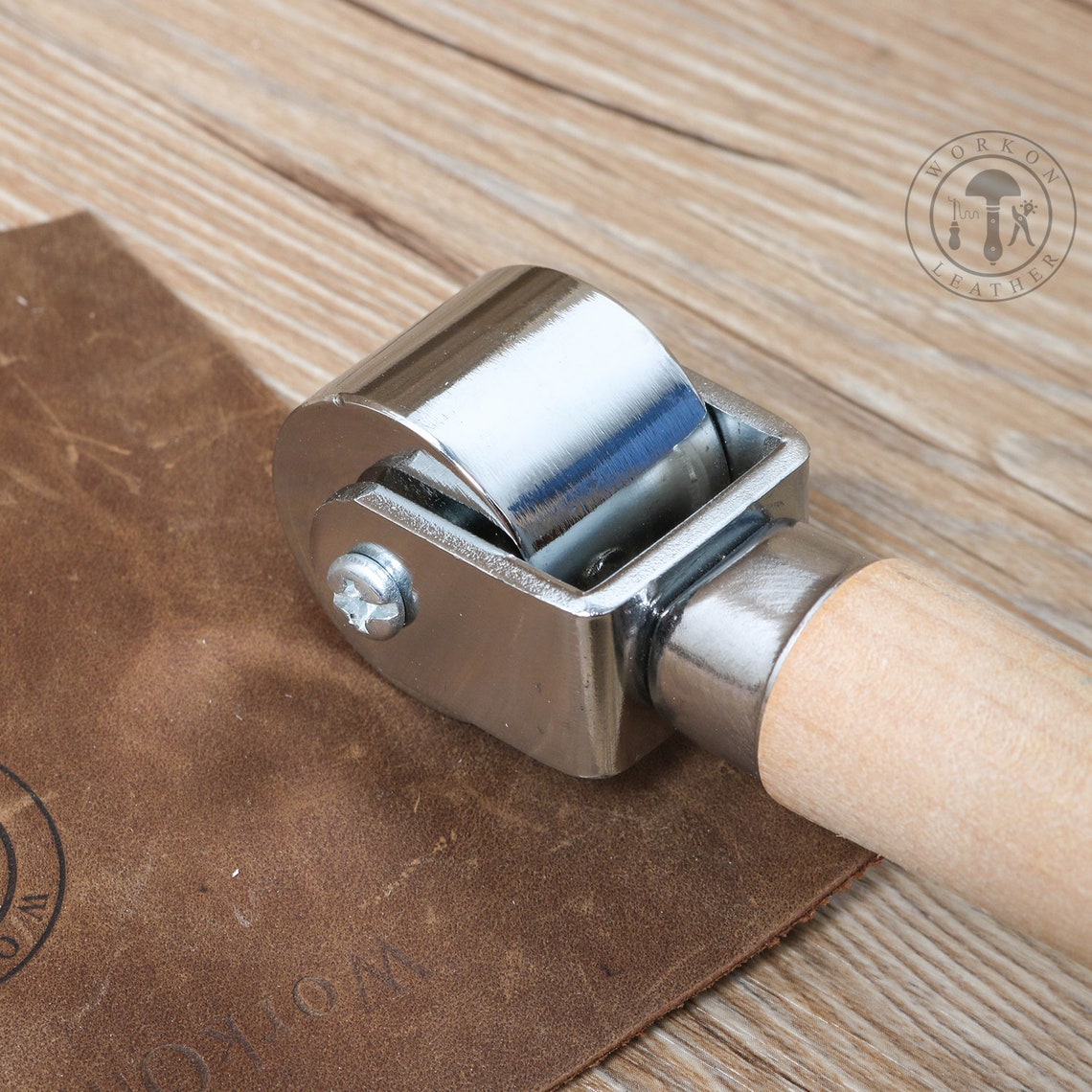 WorkOnLeather Press Edge Roller Leather Glue Laminating Etsy
