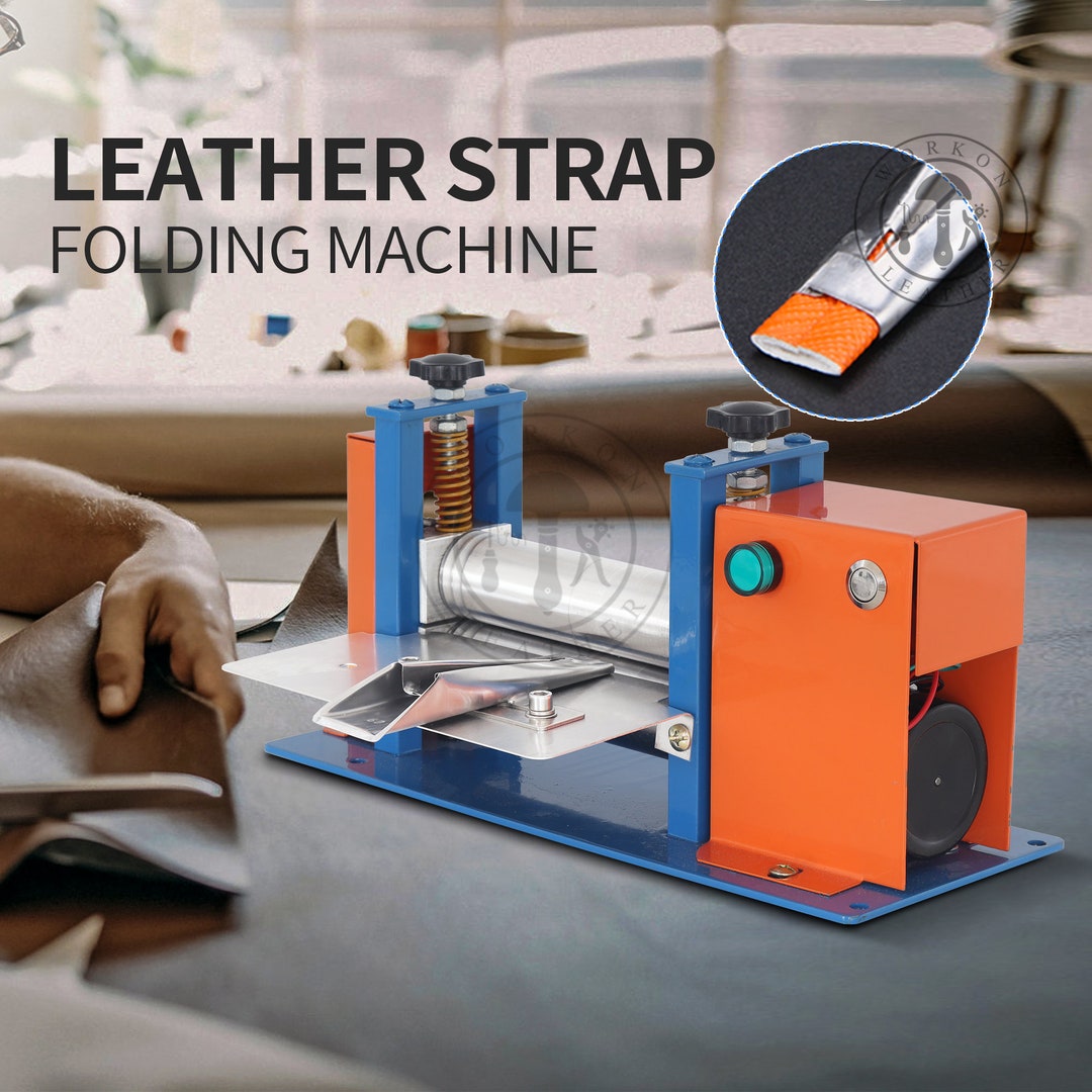 Leather Strap Edge Folding Machine Electric Leather Belt Etsy