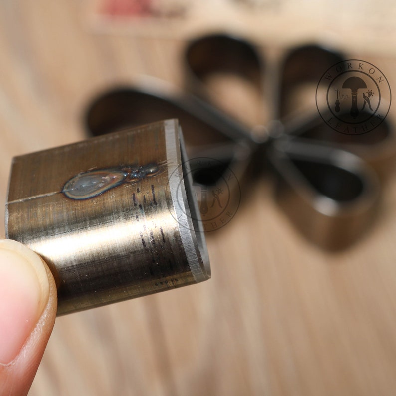 WorkOnLeather Teardrop Leather Cutting Die Clicker Die Steel Etsy