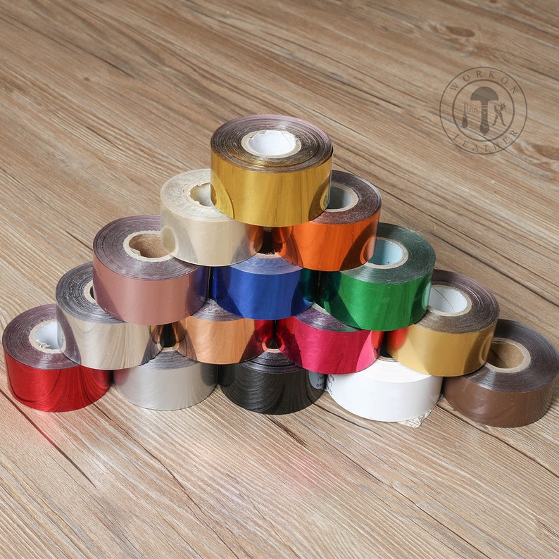 Workonleather 19 Color Hot Foil Stamping Heat Press Paper on Etsy