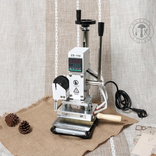 Hot Foil Stamping and Embossing Machine for Leather Paper Etsy