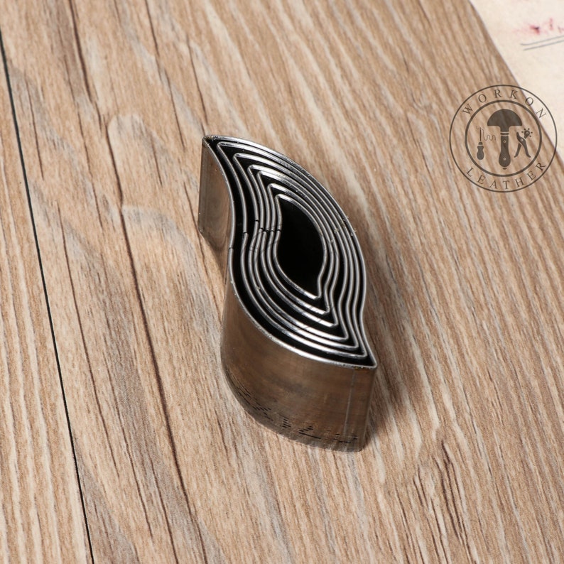 WorkOnLeather Leaf Leather Cutting Die Clicker Die Steel Rule Etsy