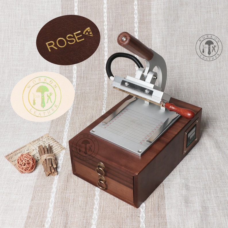 Hot Foil Stamping Machine Leather WorkOnLeather Foil Stamping Etsy