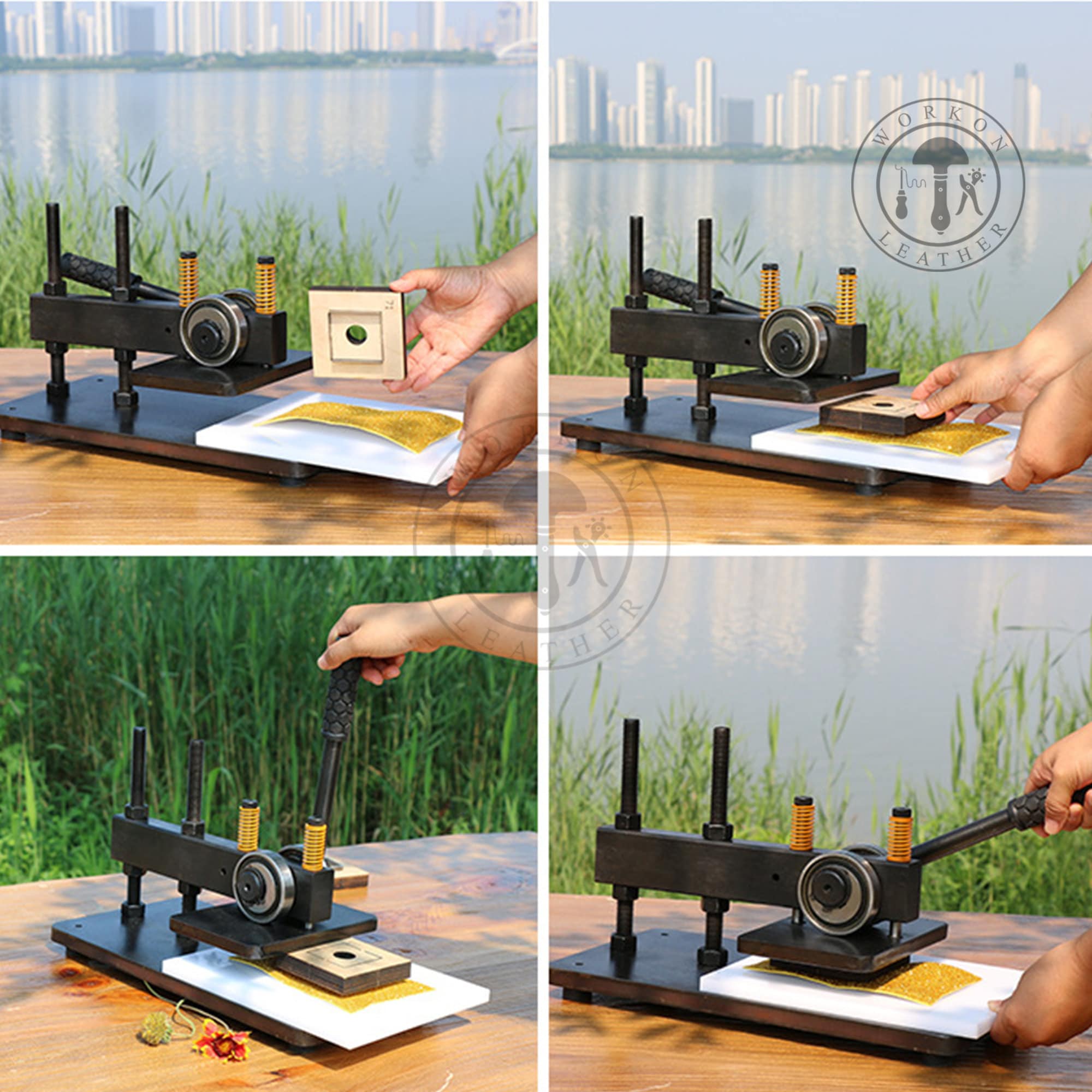 Cantilever Press Manual Die Cutting Leatherworking Tool Etsy Australia