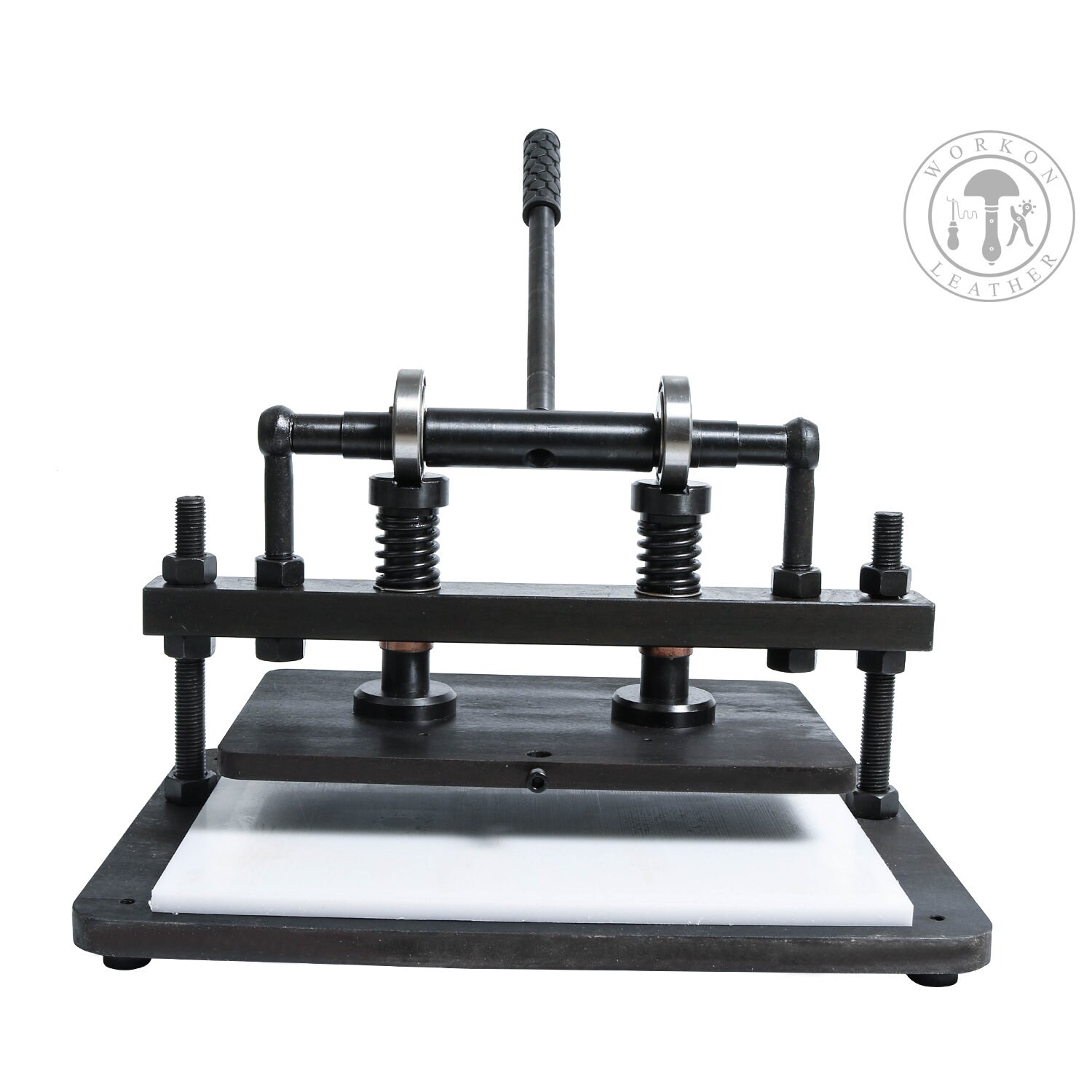 Workonleather Manual Hand Press 3622cm Double Wheel Leather Etsy
