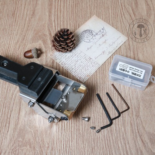Workonleather vegetable tanning shops leather splitter skiving peeling machine paring machine skiver scrape thin tool