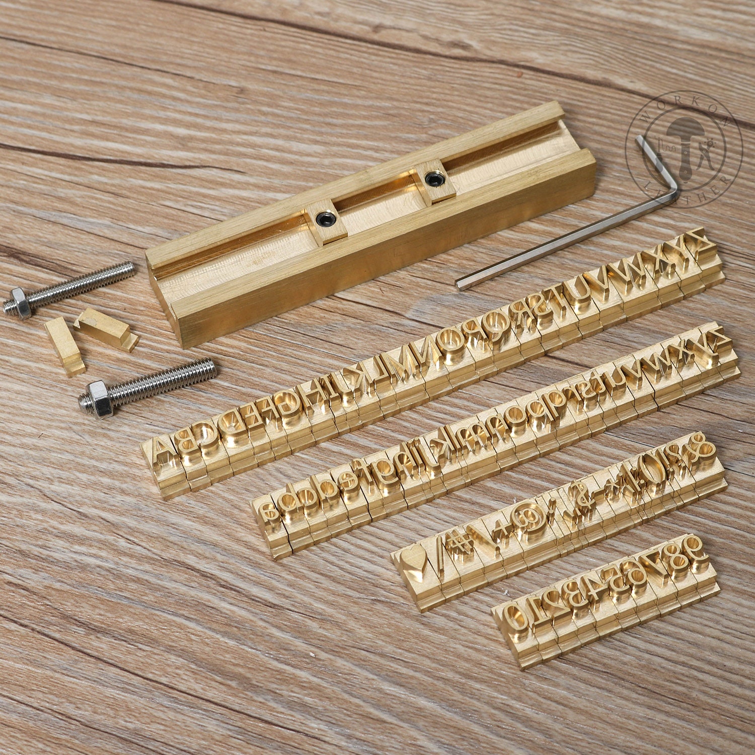 Brass Alphabet Letter Stamp Custom Embossw Letter – IKKA