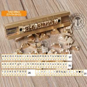 Last Day Promotio26 Letters Copper Mold —DIY Wood Burning/Carving Set