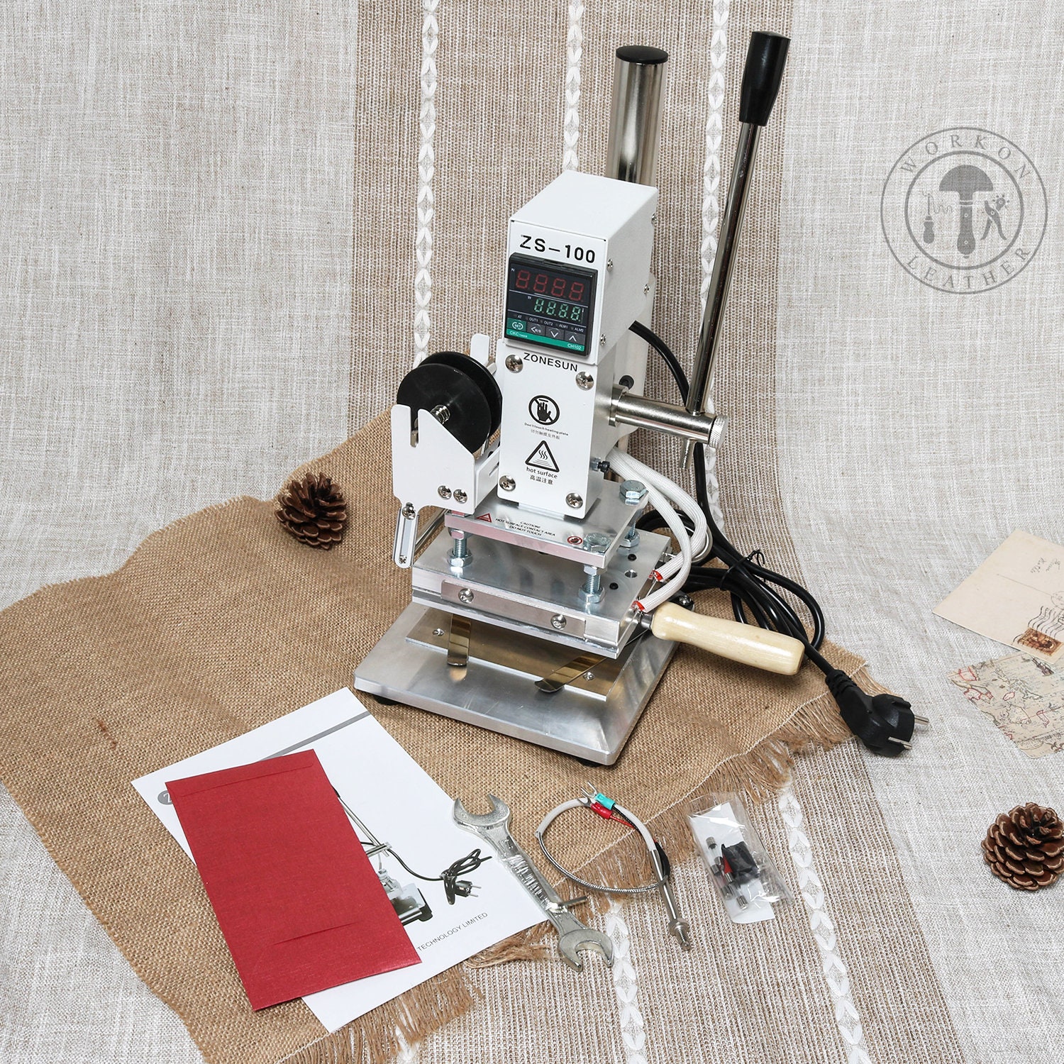 WorkOnLeather Dual Use Hot Foil Stamping Machine Manual Etsy