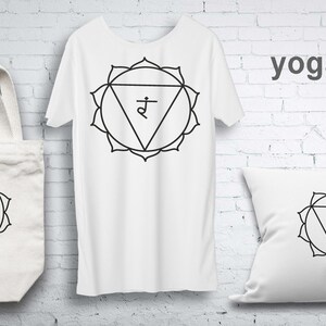 Instant download-Yoga Vector-Yoga Files-Chakra Yoga-Yoga design-Mandala SVG file-Line Art Yoga-Vector Art Design-SVG  Yoga Files-Yoga Decor