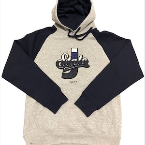 J State Hoodie  Navy Blue Sleeves