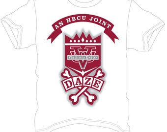 Camiseta Virginia Union SS HBCU-BLANCO