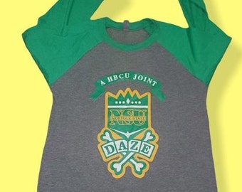 Universidad Estatal de Norfolk Raglan 3/4 Manga