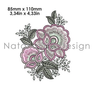 Flower embroidery design, flower machine design, flower design, nice flower, mini flower, floral design