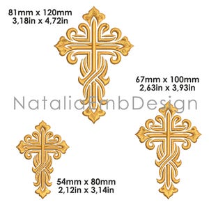 Cross embroidery design, Cross Machine Embroidery Design, Christening embroidery