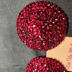 Single Color Rhinestone Encrusted Nipple Pasties