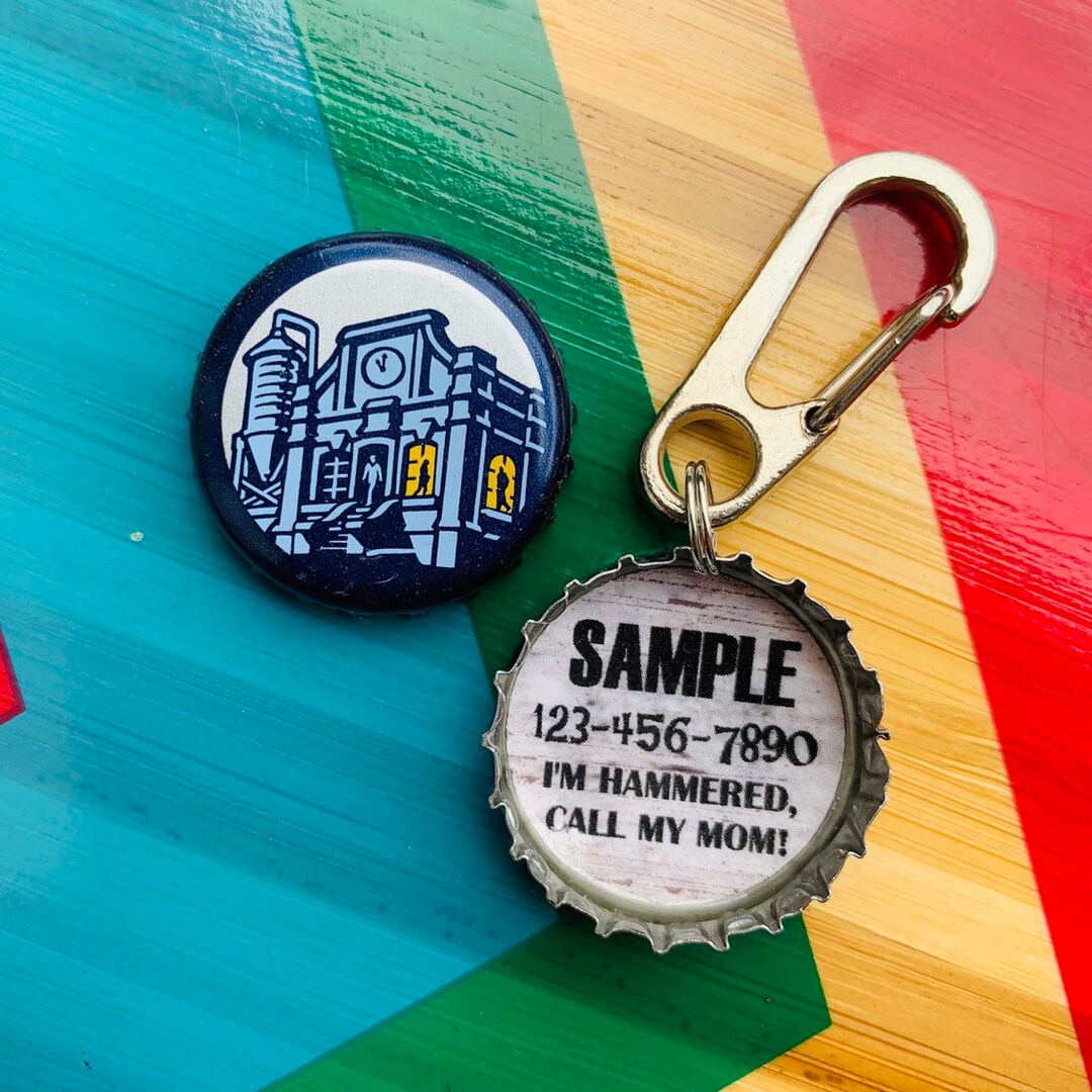 THIRD Shift Brewing Castle Beer Bottle Cap Dog Tag Beer Dog Etsy
