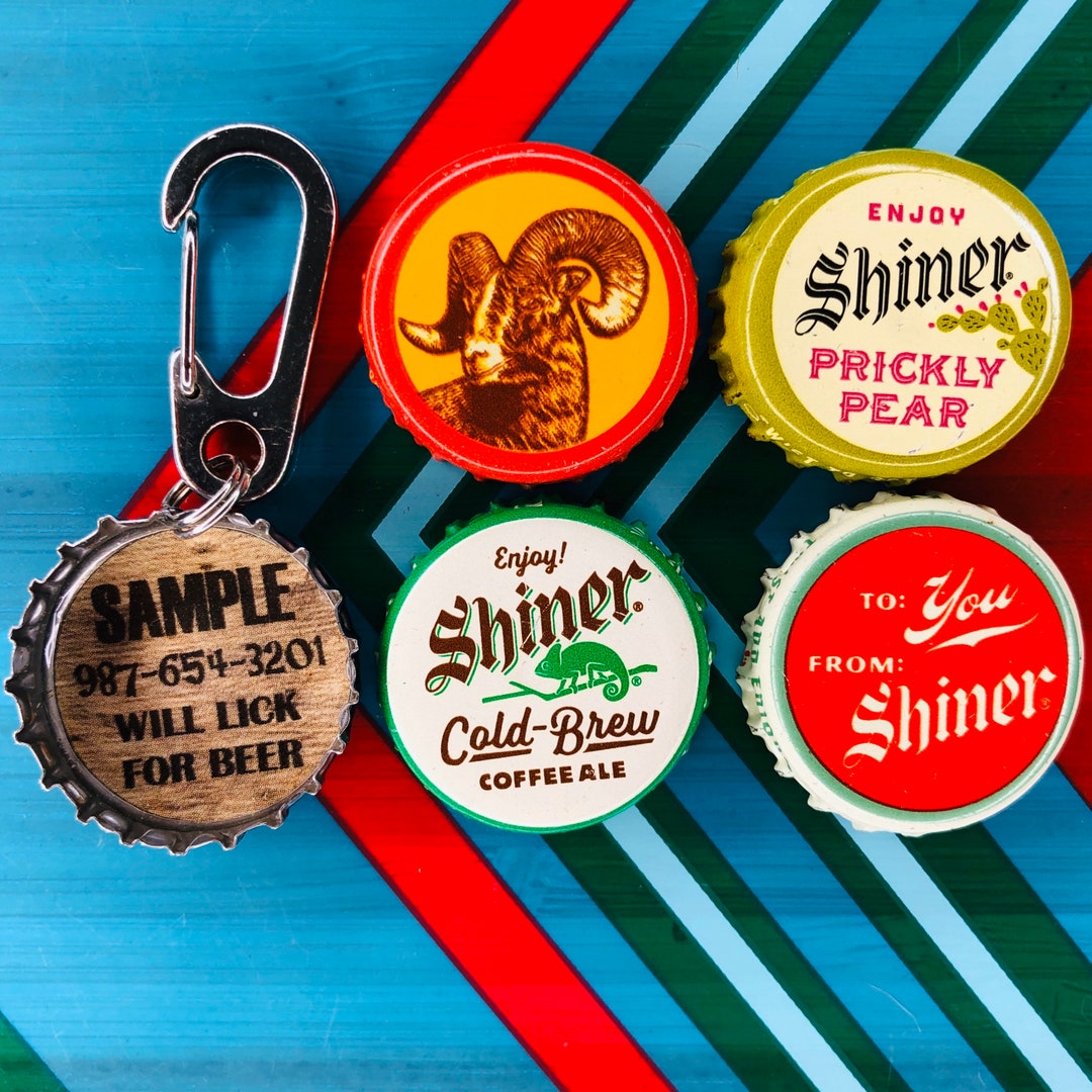 Shiner Bock Beer Bottle Cap Dog Tag Beer Dog Tag Unique Pet Etsy