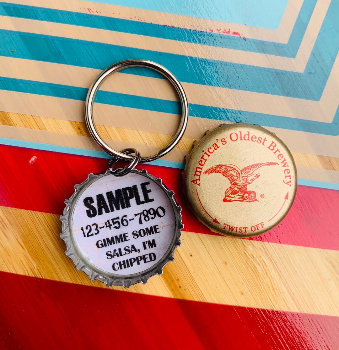 Yuengling Beer Bottle Cap Dog Tag Beer Dog Tag Unique Pet Etsy