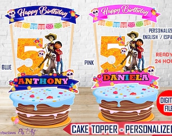 coco cake topper etsy