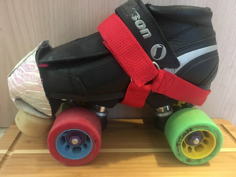 Red Jam Strap Skate Strap Heel Strap Roller Derby Etsy