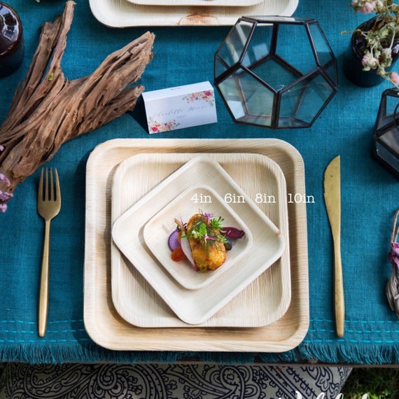 Earth's Natural Alternative Disposable Bamboo Dinner Plate for 100