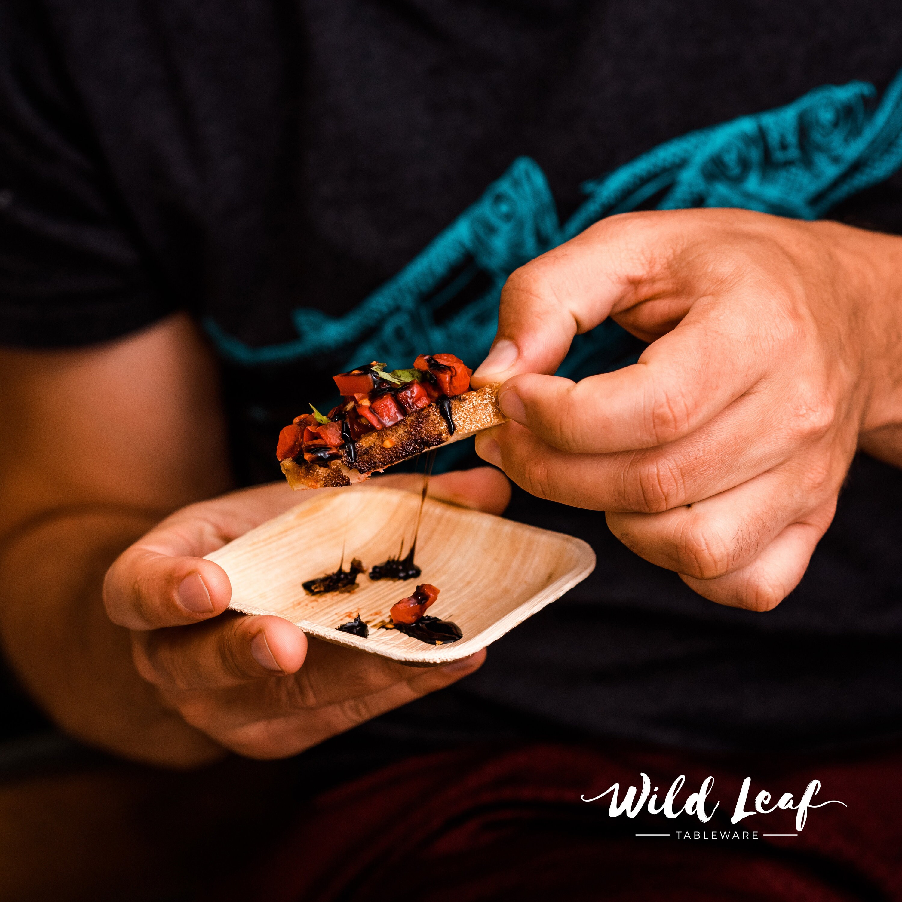 Disposable Mini Canape Plates 25 Pack/ 4. Small Palm Etsy