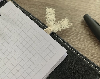 Lace Paperclip - Silver or Gold - Functional and Decorative Page Marker - Use with any Planner, Notebook or Book - Planner Accessories