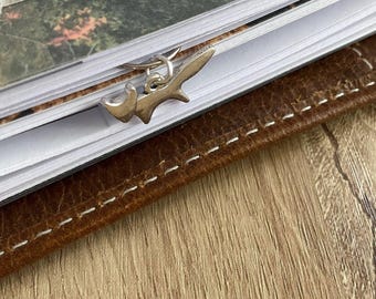 Small Silver Fox Planner Charm - Page Marker Clip - Ring Planner Accessories & Deco - Filofax, Kikki K