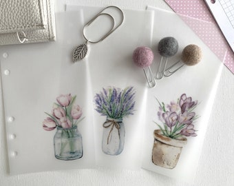 Spring Plant Pots - Spring Bundle 2 saving 25% - Fits A5, B6, Personal Wide, FCC, Personal, A6, Pocket +, Pocket, Mini Ring Planners