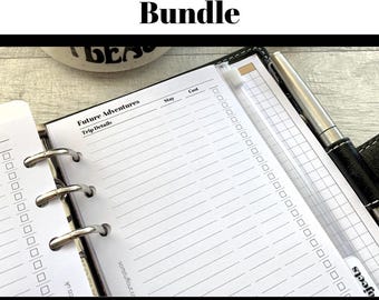 Printed Insert Bundle - Choose Your Size - Ring or Disc Planners - Combined Postage Available