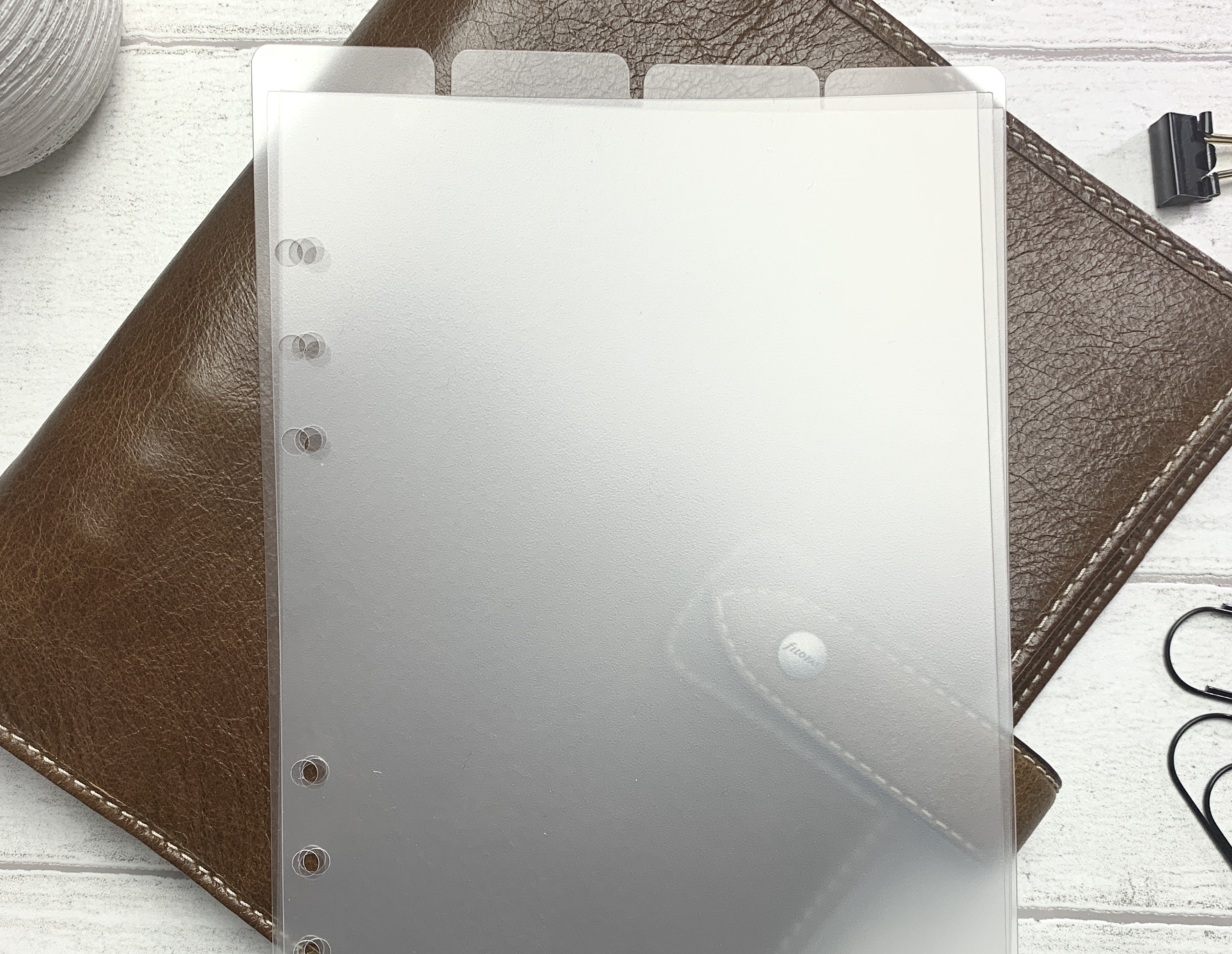 A5 Frosted Planner Dividers. Organise with Side Tabs or Top Tabs. Min…