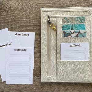 Pocket Sheets - Att göra, Idag, Påminnelser, Viktigt - Ringplanerare Tillbehör & Dekoration - Filofax, Kikki K