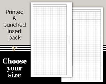 Cornell Notes Printed Planner Insert - A5, A5 Wide, Personal, Personal  B6, A6, Pocket, Pocket Plus - ShopStyle Home Office Accessories