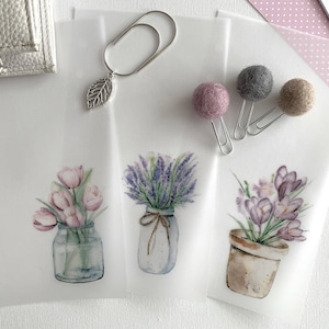 Spring Plant Pots - Spring Bundle 2 saving 25% - Fits A5, B6, Personal Wide, FCC, Personal, A6, Pocket +, Pocket, Mini Ring Planners