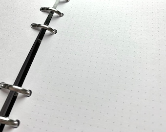 Dot Grid Paper - Cut and Punched for Your Own Layouts - Bright White, Smooth 28lb, 100gsm Paper.